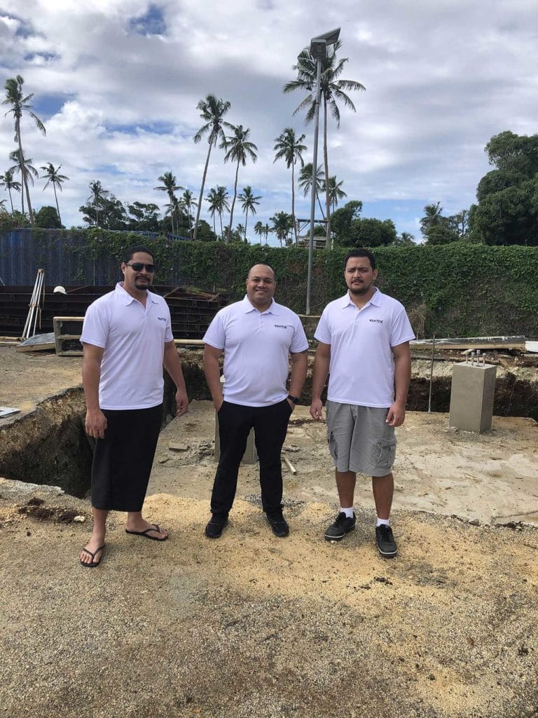 WanTok Tonga Team at Tower Site