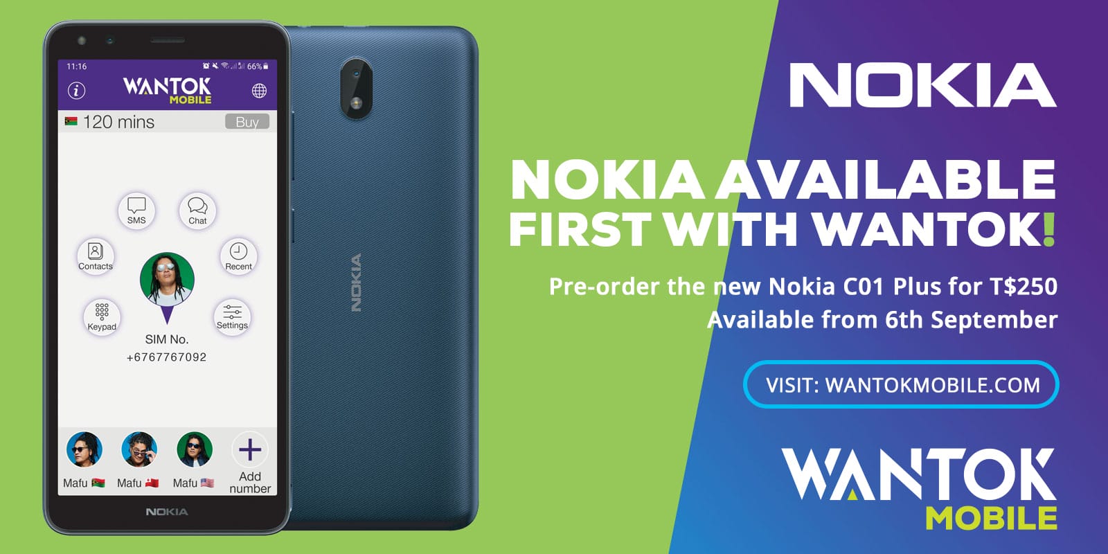 WanTok Mobile - Nokia Mobile Promotion Banner