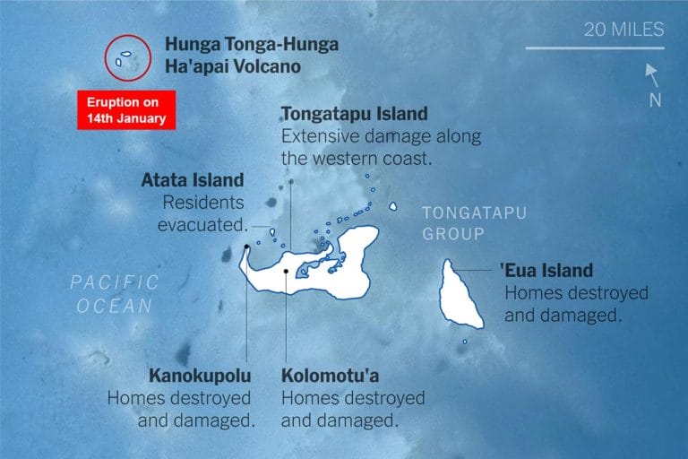 WanTok Tonga Network Connections are restored after Volcano Eruption Disaster