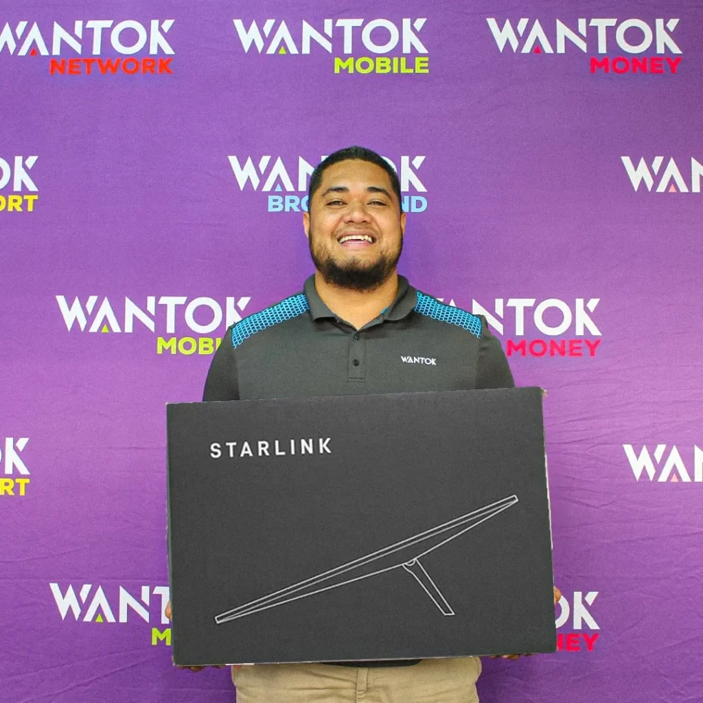 Starlink Satellite Service by WanTok Tonga